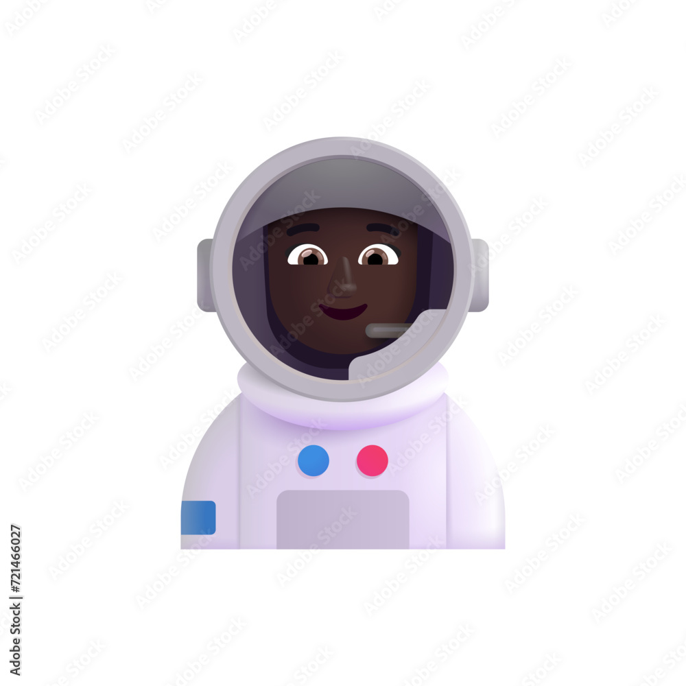  Woman Astronaut: Dark Skin Tone