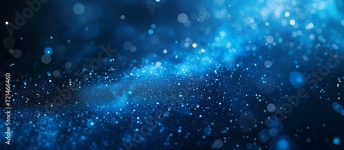 Blue glitter sparkles abstact technology futuristic internet data background