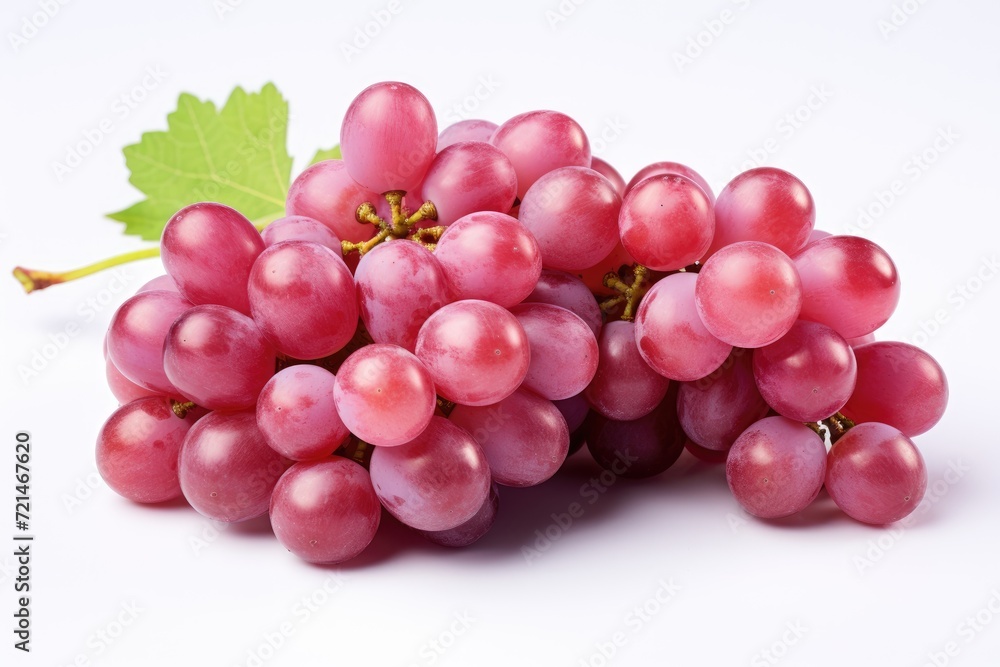 grapes isolated on white background