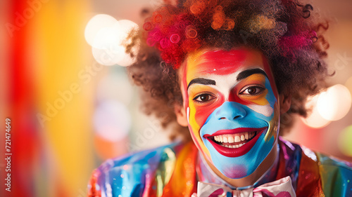 Joyful Clown: A Colorful Celebration