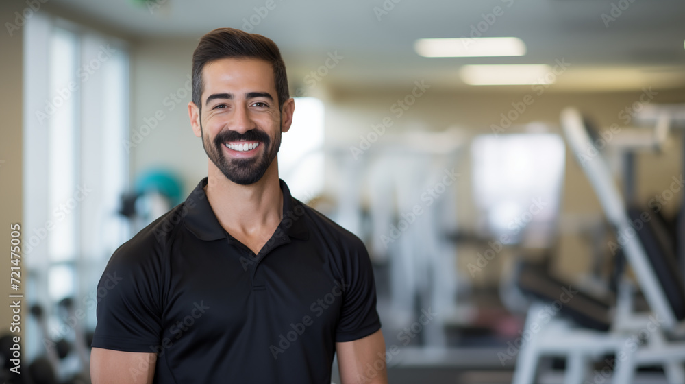 Male physical therapist in a physiotherapy room Male physical therapist in a physiotherapy room