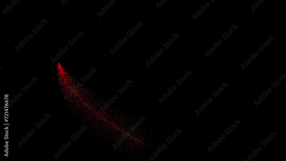 Draws a heart shape on a black background Draws a heart shape on a black background