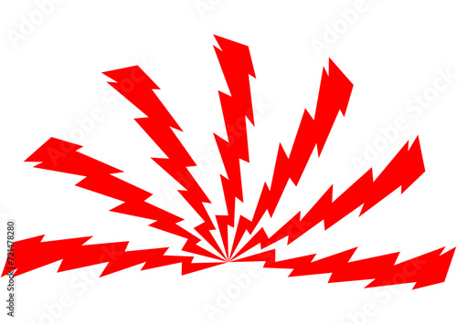 Thunder and Bolt Lighting Flash Icons