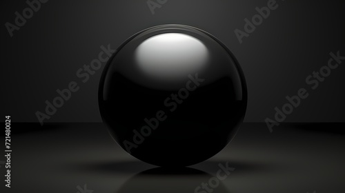 A deep obsidian black solid color background