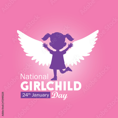 day, girl, child, national, international, love, concept, vector, logo, design, family, banner, illustration, school,party, landscape, education, children, poster, template, creative, card,celebration