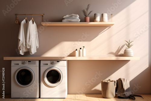 Contemporary laundry room © sugastocks