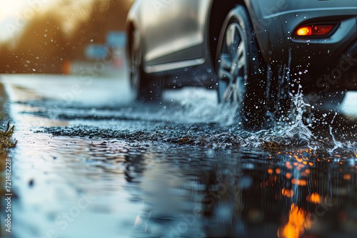 close up Water leaking from car radiator damaged car on the road.jpeg