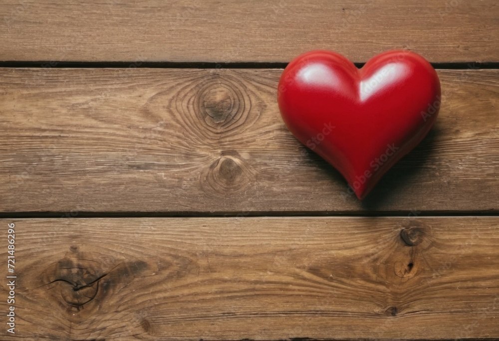 Wooden heart. Backdrop with selective focus and copy space Wooden heart. Backdrop with selective focus and copy space