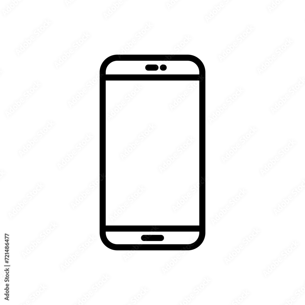hand phone icon vector design in trendy style hand phone icon vector design in trendy style