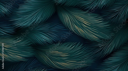 seamless background with coniferous branches pattern, coniferous, fir, 