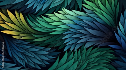 seamless background with coniferous branches pattern, coniferous, fir, 