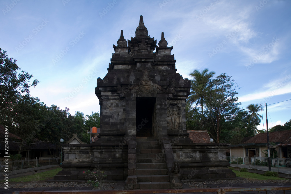 Indonesia Java island Plaosan temple on a sunny autumn day