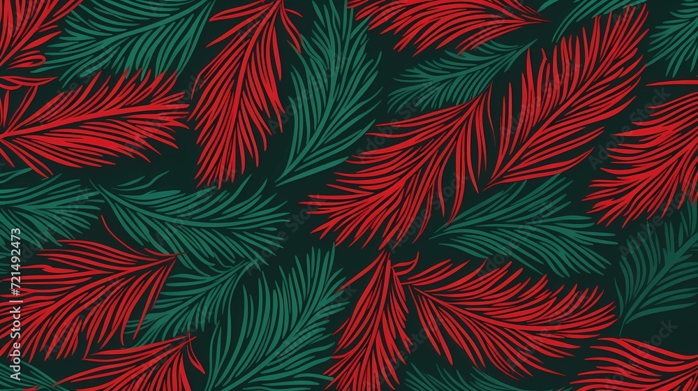 seamless background with coniferous branches pattern, coniferous, fir, seamless background with coniferous branches pattern, coniferous, fir,