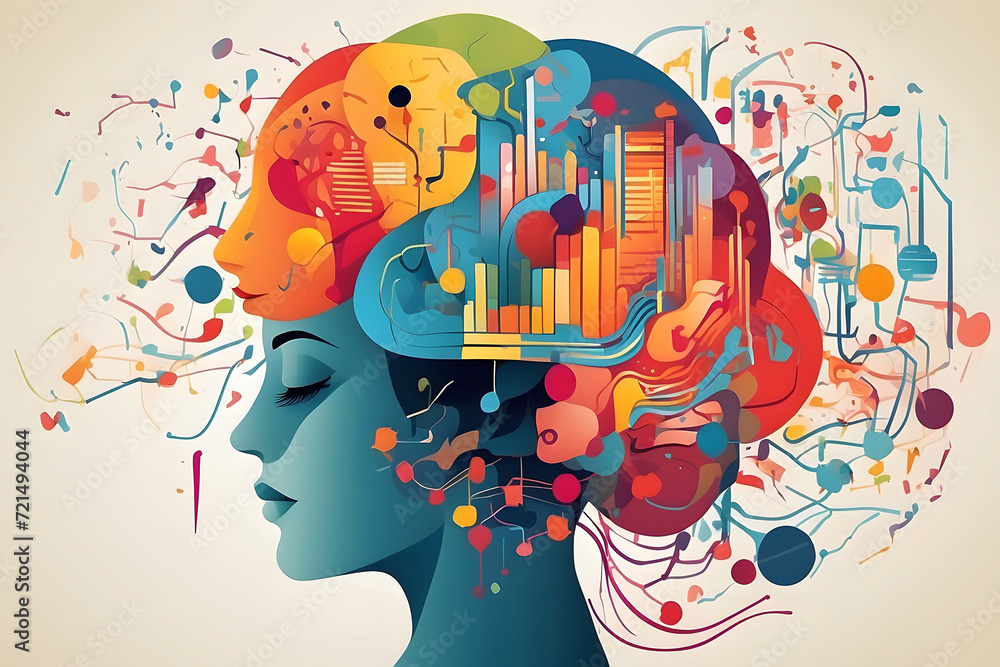 Fototapeta premium The complexities of mental well-being