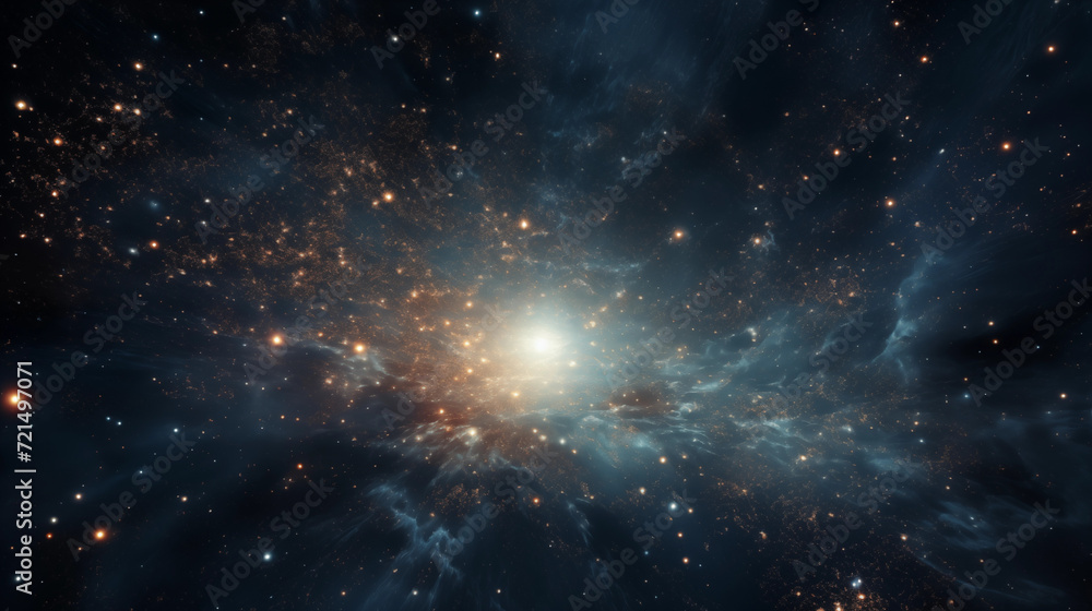 Stellar constellations shining bright in a vast cosmic canvas