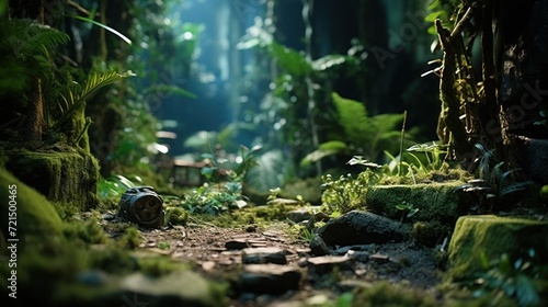 green forest copy space 3D UHD Wallpaper