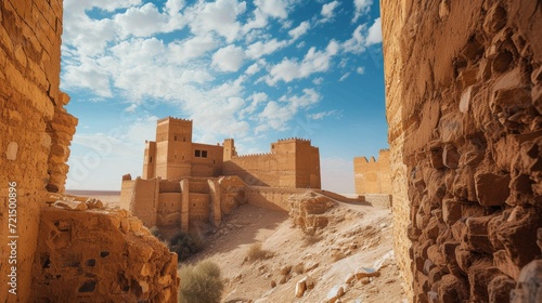 colorful depiction of the Riyadh Season at Diriyah Castle, situated in the Kingdom of Saudi Arabia