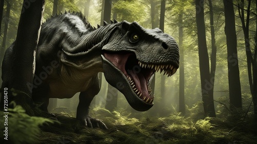  It was a mighty scary sight, that vicious dinosaur. It was as big as a house, and as mean as a bull   © Jared