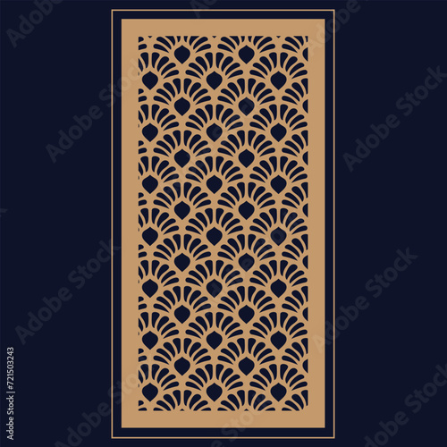Vector set jali design for jali laser cnc graphic