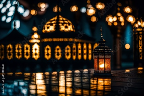 mosque at night