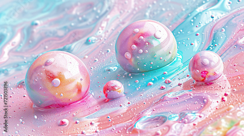 Abstract Spheres Background