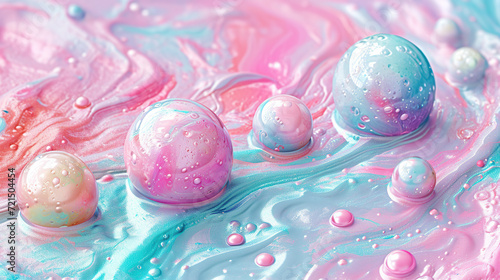 Abstract Spheres Background