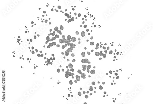 Light Silver  Gray vector pattern with lamp shapes.