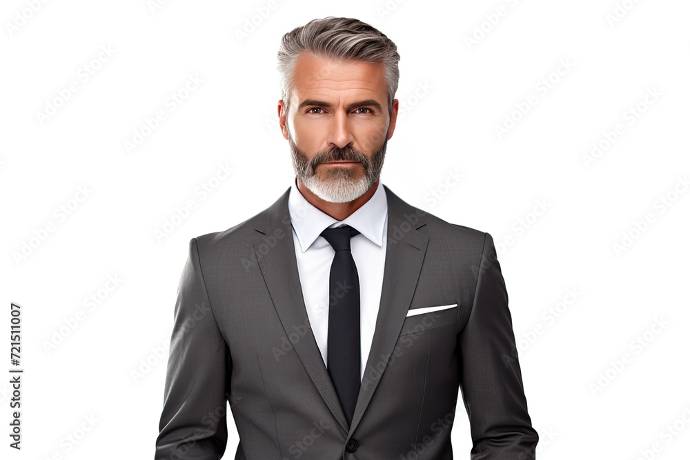 Business man in a gray suit Business man in a gray suit