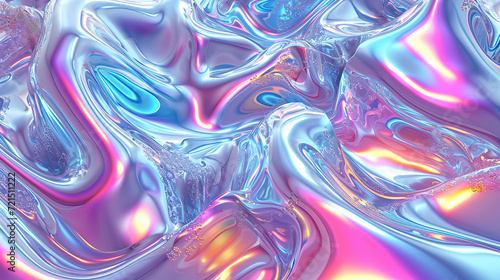 Metallic Swirls Background