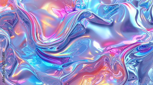 Metallic Swirls Background