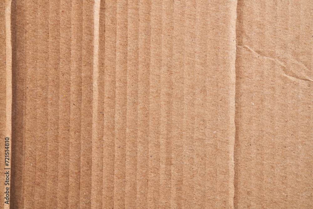 Fototapeta premium Brown cardboard carton material texture background