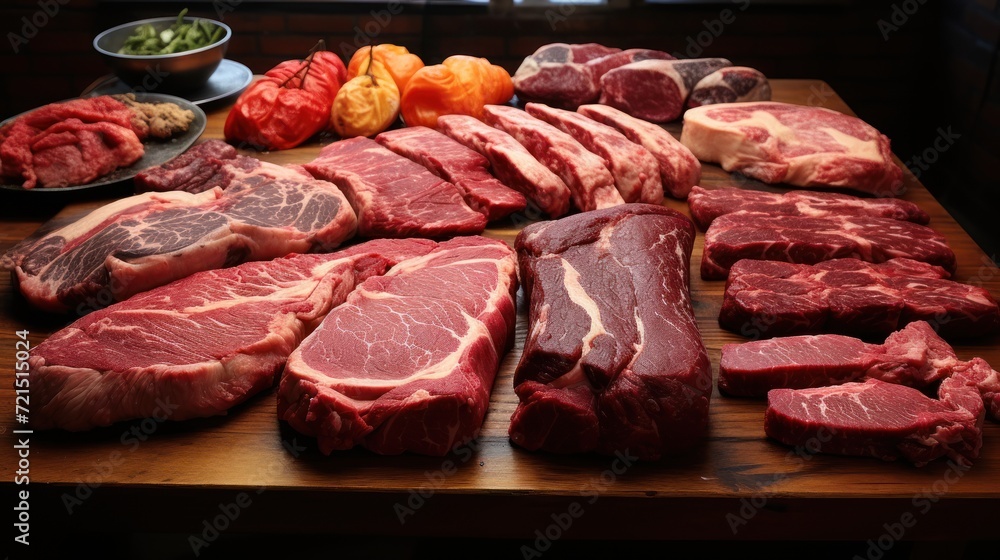Grilled Meat Collection UHD Wallpaper
