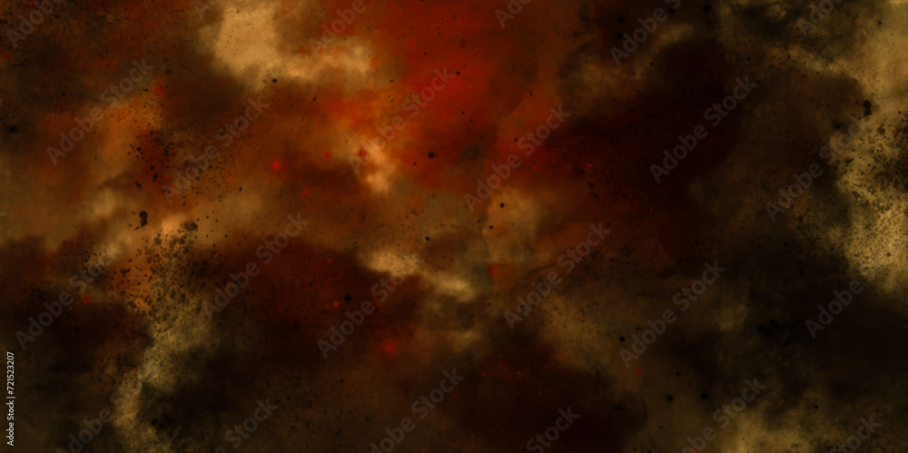 colorful grunge texture. abstract watercolor background texture. dark yellow orange background texture
