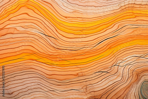 Top view of engraved wood grain on a tree trunk , stock photography сreated with Generative Ai