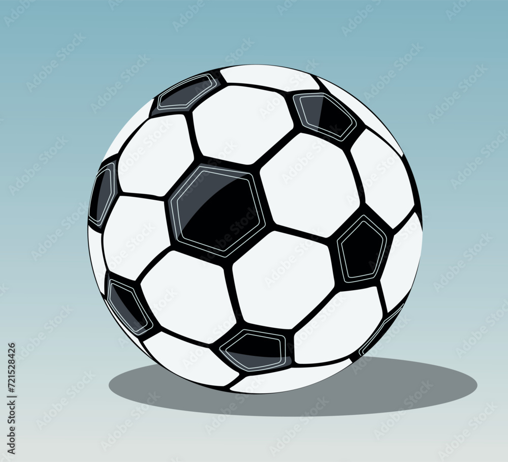 Obraz premium Football Ball Vector illustration editable eps