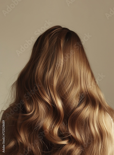 Long, healthy and shiny female hair