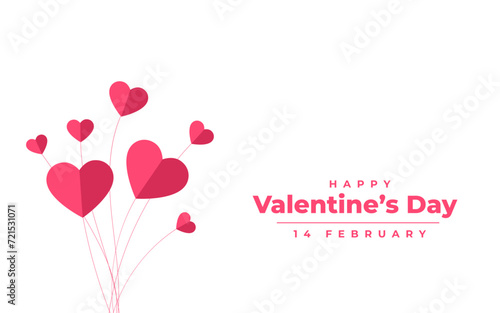 Happy Valentines Day Vector Illustration Design 