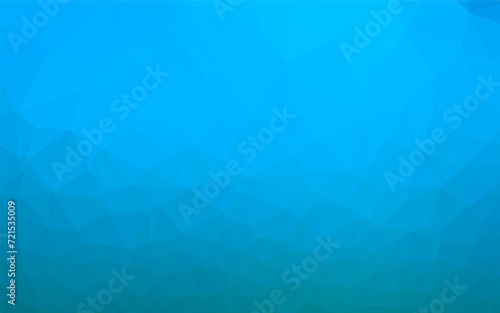 Light BLUE vector abstract mosaic background. Geometric illustration in Origami style with gradient. Completely new design for your business.