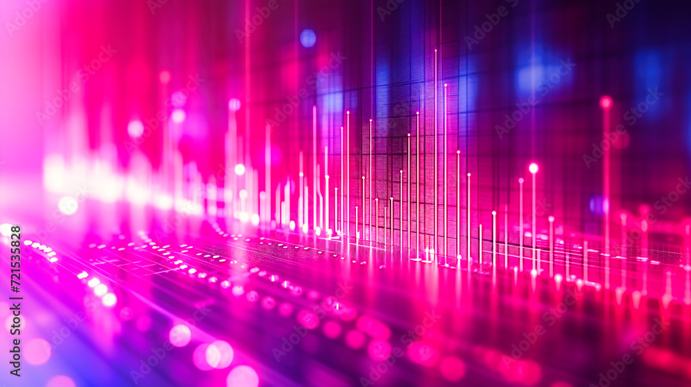 Futuristic Neon Network, Abstract Digital Lines and Bright Blue Glow for Technology Concept Futuristic Neon Network, Abstract Digital Lines and Bright Blue Glow for Technology Concept