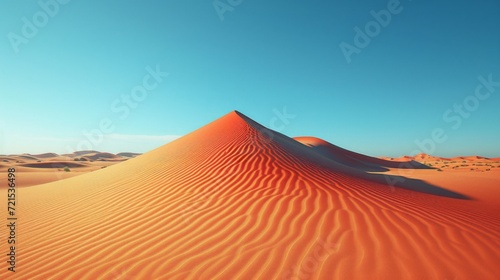 Beautiful abstract background suitable for photo wallpaper with the image of an endless desert