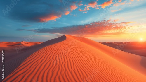 Beautiful abstract background suitable for photo wallpaper with the image of an endless desert