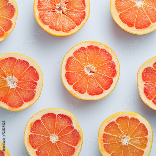 professional  up-close and modern food photography of fruit lay flat.