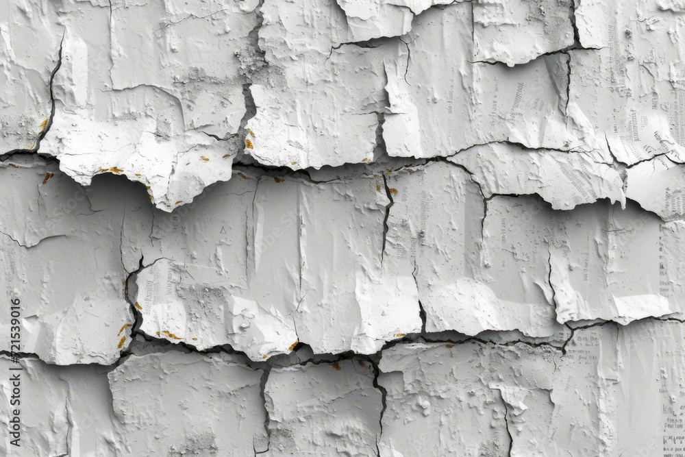 Cracked white paint texture