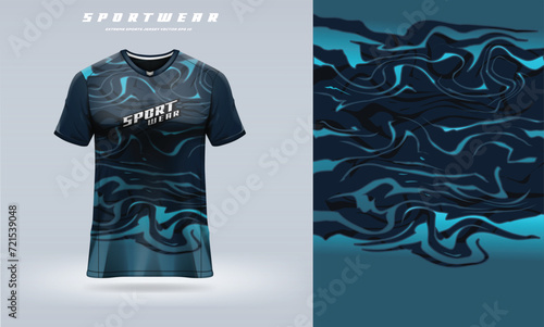 Sports racing jersey design abstract. Templates for team uniforms. Sports design for football, esport, motocross, cycling, fishing, soccer, gaming, racing. vektor