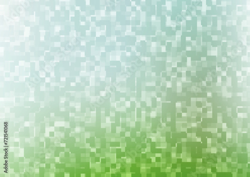 Light Green vector cover in polygonal style.