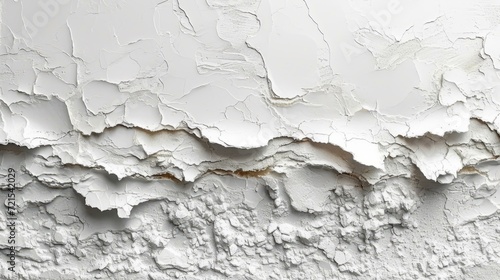 White cracked paint texture background