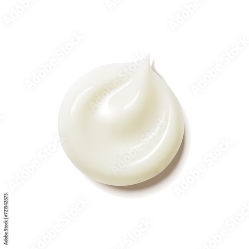 Cream texture stroke. Face Cosmetic. Liquid cosmetic smear. Face skin product. cream, gel, lotion, foam. Realistic Vector Illustration