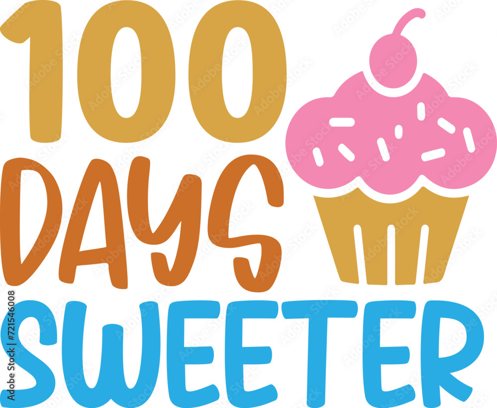 100 Days of School typography design on plain white transparent isolated background for card, shirt, hoodie, sweatshirt, apparel, tag, mug, icon, poster or badge 100 Days of School typography design on plain white transparent isolated background for card, shirt, hoodie, sweatshirt, apparel, tag, mug, icon, poster or badge