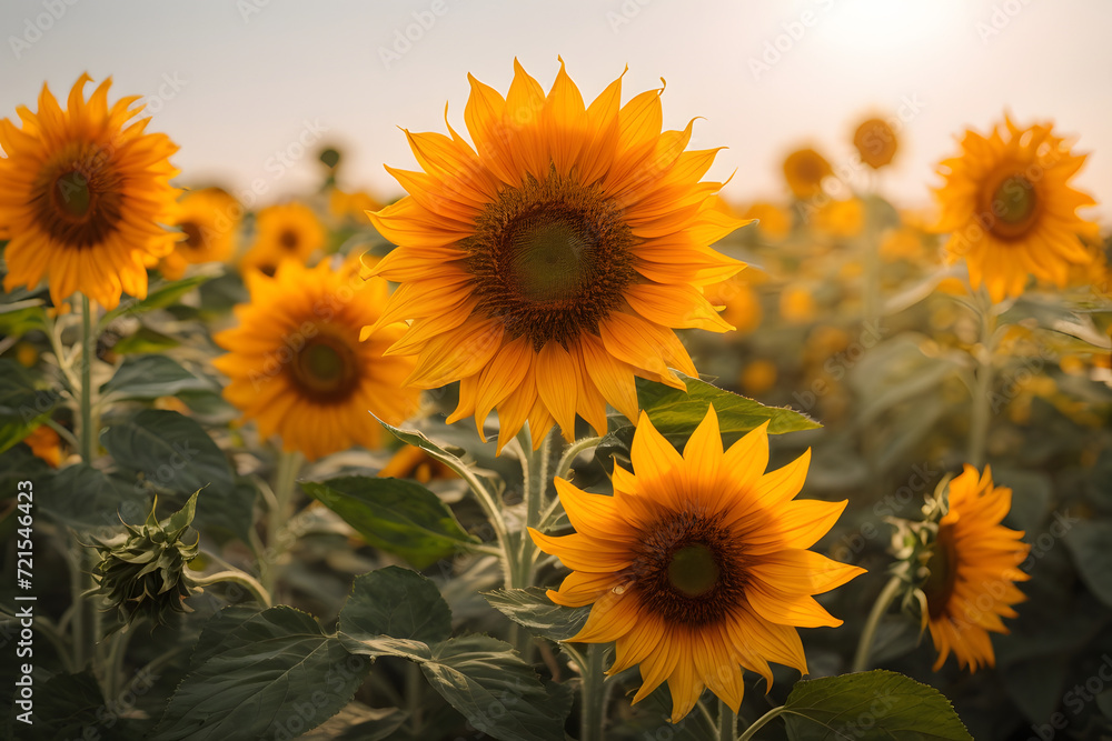 Obraz premium sunflowers in the field