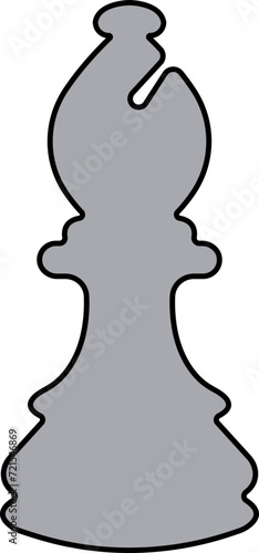 Chess icon in flat. isolated on transparent background Chess piece, Checkmate. Pawn, Knight, Queen, Bishop, Horse, Rook, Strategy sports activity Smart board game elements vector for apps web